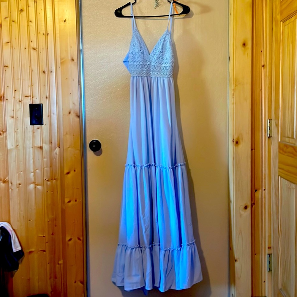 Southern Fried chics. Maxi dress size small. Lilac color.